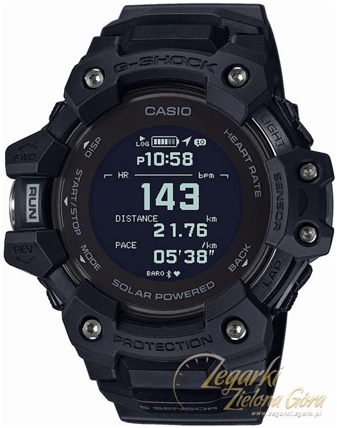 Casio Gbd H1000 1er ⌚ G Shock Fitness Watch Digital Hr Gps Bluetooth Steptracker Black
