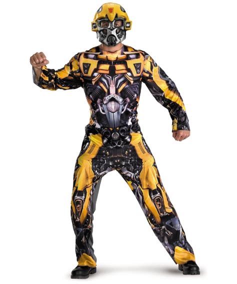 Adult Transformers Bumblebee Movie Costume Men Costumes