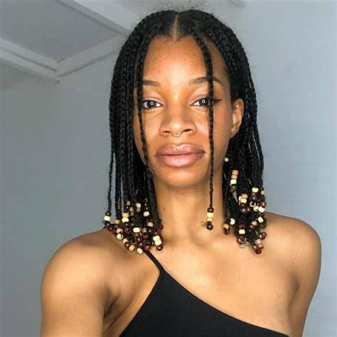 30 Knotless Braids With Beads Ideas To Try In 2022 Hairstyle And
