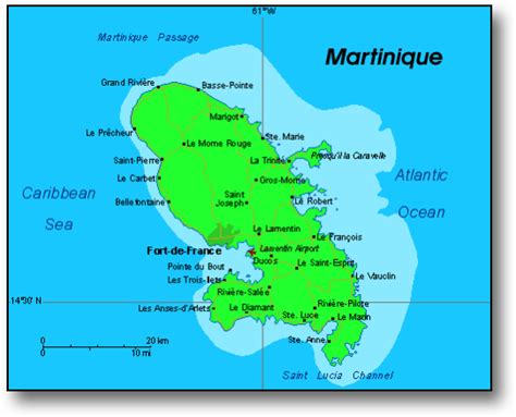 Martinique Maps French Caribbean