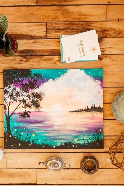 Cool and easy canvas painting ideas. 40 Easy Acrylic Canvas Painting Ideas To Try - Greenorc ...