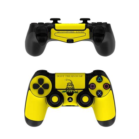 Sony Ps4 Controller Skin Gadsden Flag By Flags Decalgirl