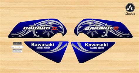 Kawasaki Barako Stock Decals Lazada Ph