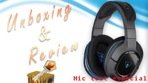 Unboxing Review Turtle Beach Ear Force Stealth Mic Test