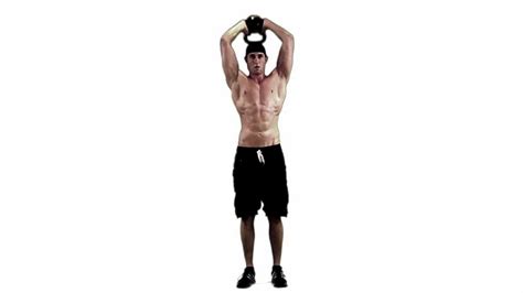 Kettlebell Overhead Triceps Extension Youtube
