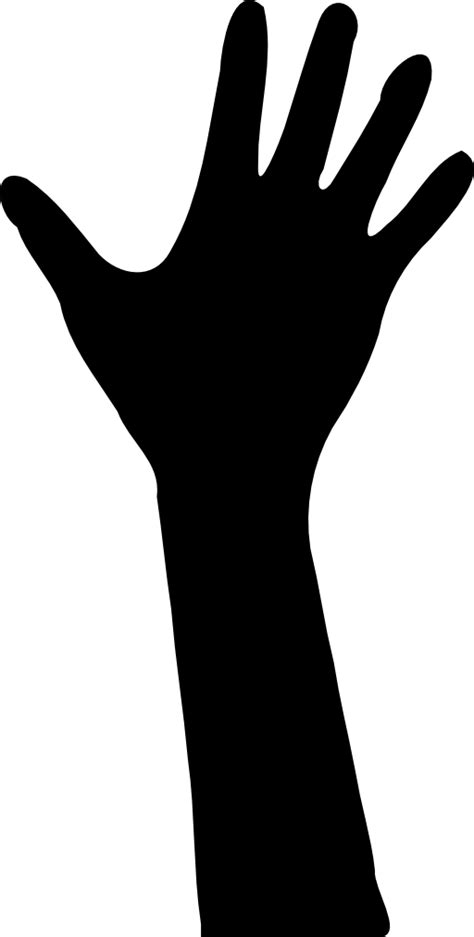 Hand Silhouette at GetDrawings | Free download