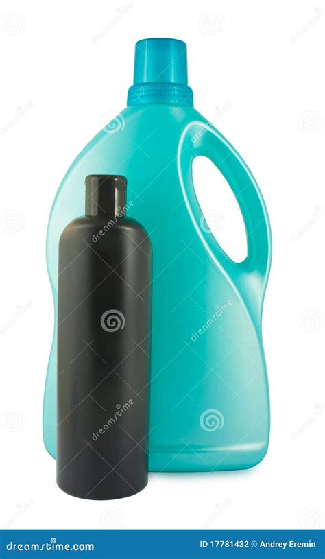 Two Plastic Bottles Stock Photo Image Of Human Liquid 17781432