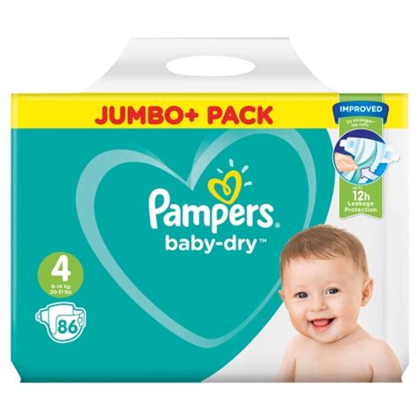 Pampers Baby Dry Jumbo Size 4 Maxi 86 Pk In Nursery Supplies Baby