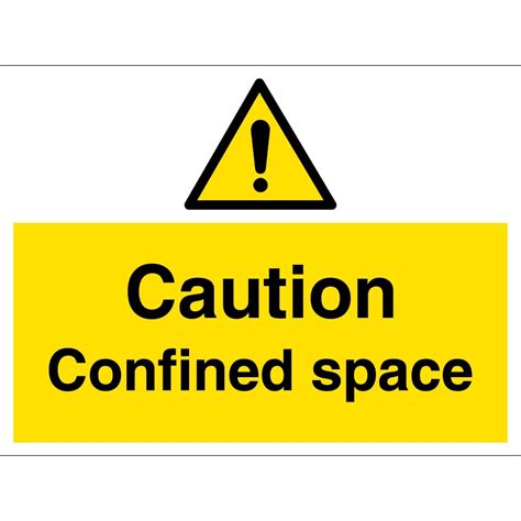 Confined Space Signs From Key Signs Uk