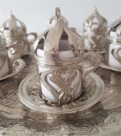 Traditional Vintage Turkish Coffee Cup Set Of Shining Etsy