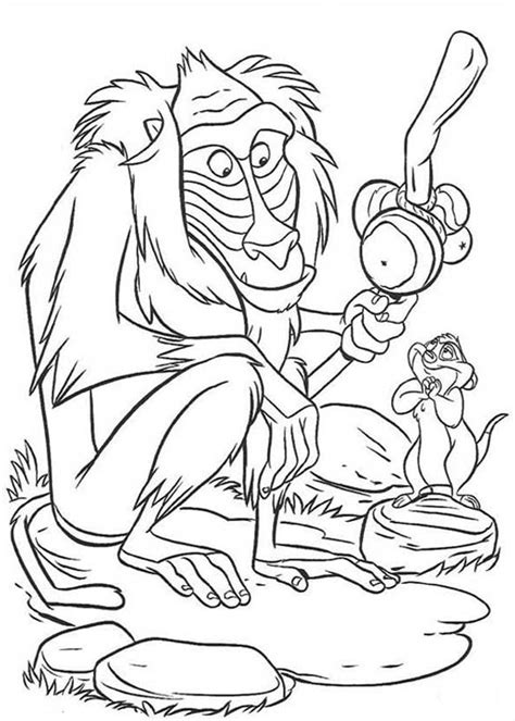 If you want monkey picture for coloring yourself then. Cartoon Baboon Monkey Coloring Page - Download & Print ...