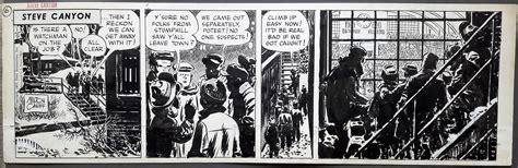 Steve Canyon By Milton Caniff Comic Strip