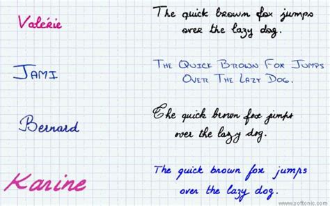 Seventeen fonts that simulate handwriting. 17 handwriting fonts - Download