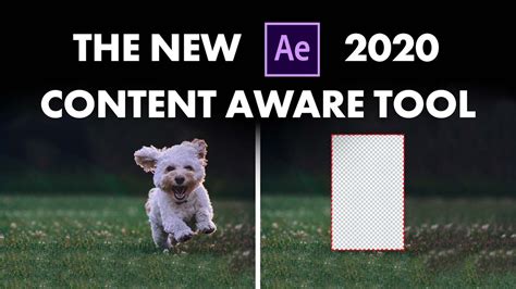 The NEW 2020 Content Aware Fill Tool After Effects Tutorial YouTube