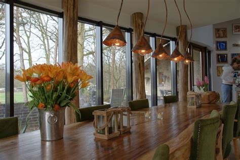Antique copper & glass pendant. Beautiful Rustic Copper Lighting by Dutch Designer Willem ...