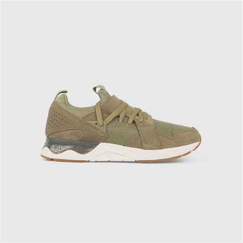Constructed with nylon on the uppers, suede on the overlays and textile lining. Asics Gel-Lyte V Sanze TR Aloe/Aloe | Adidas tubular ...