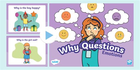 Why Question Emotion PowerPoint Teacher Made