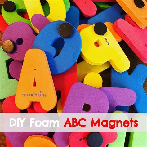 Diy Foam Abc Magnets Preschool Craft Activities Letter A Crafts