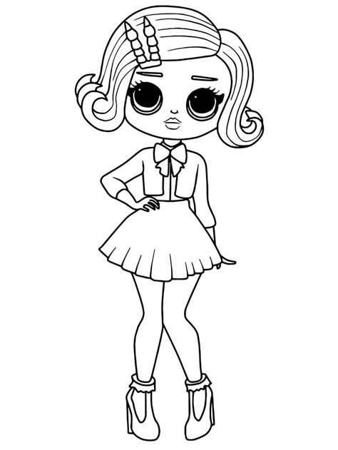 Lol Omg Dolls Coloring Pages To Print Shopmallmy