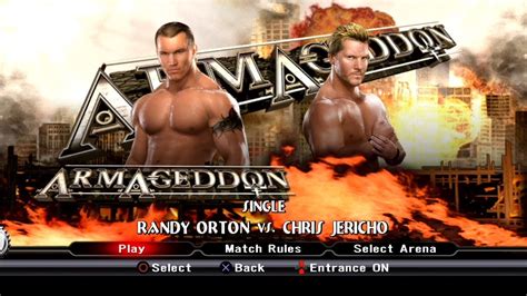 Wwe Smackdown Vs Raw 2009 Ps3 Gameplay Randy Orton Vs Chris Jericho