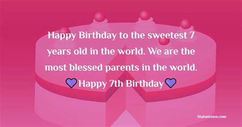 Happy Birthday To The Sweetest 7 Years Old In The World We Are The