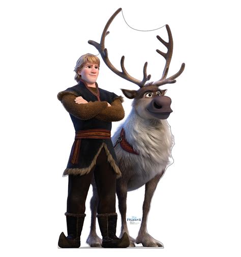 Life Size Cardboard Cutout Of Kristoff And Sven Frozen 2
