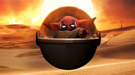 Deadpool Baby Yoda Hd Tv Shows 4k Wallpapers Images