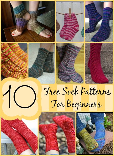 Beginner sock knit along being hosted on the knitting fever blog over 5 weeks. Sock Patterns for Beginners | Sock knitting patterns, Loom ...