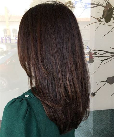 50 dark brown hair with highlights ideas for 2022 hair adviser brown straight hair dark