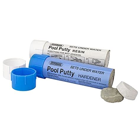 Epoxybond Pool Putty 2 Part Set Swimming Pool And Spa Repair Easy Diy