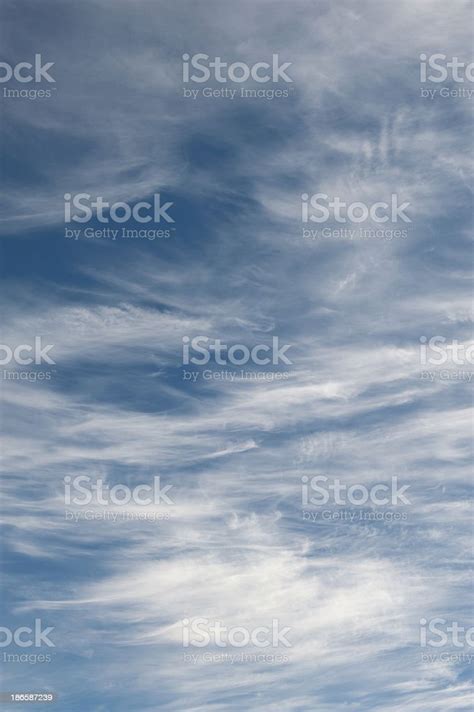 Wispy Cloud Sky Background Stock Photo Download Image Now