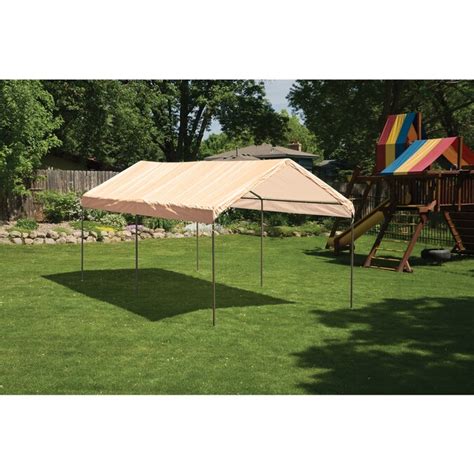 You can get the best discount of up to 66% off. ShelterLogic 10-ft x 20-ft Polyethylene Canopy Storage ...