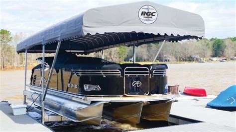 Pontoon And Tritoon Boat Lift Systems Rgc Marine