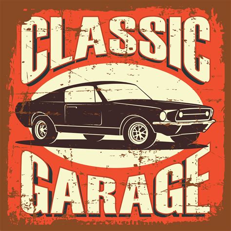 Vector illustration with the image of an old classic car, design logos, posters, banners ...