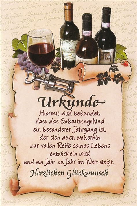 Mit dieser urkunden vorlage (word format) können sie verschiedene dinge beurkunden. Glückwunschkarte mit Weinmotiv als witzige Urkunde ...