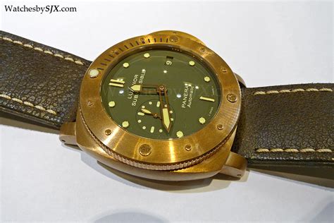 Watches By Sjx A Panerai Bronzo Pam382 Patina Six Months On