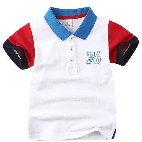Boys Polo Shirts Kids 2018 Summer Short Sleeve Clothing Casual Baby