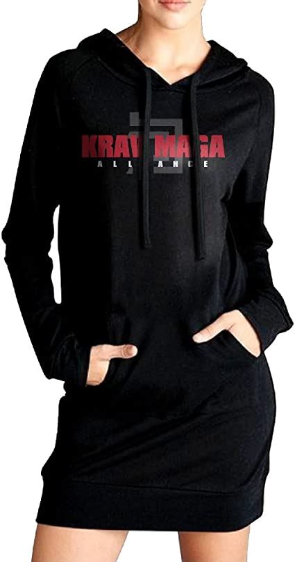 karv maga alliance idf lady s long fleece pullover hoodies at amazon women s clothing store