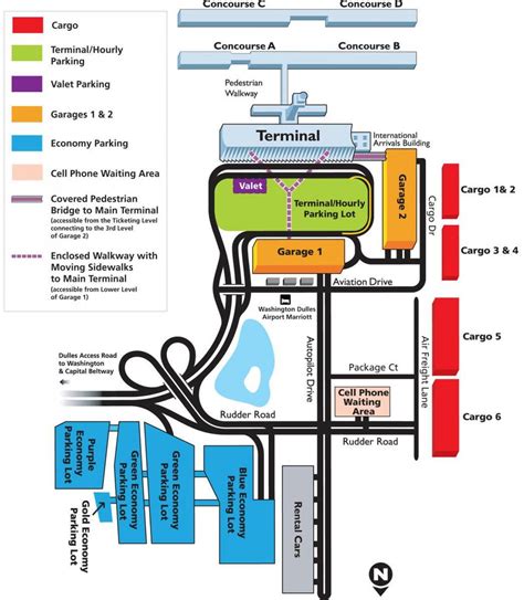 Map Of Dulles Airport And Surrounding Area