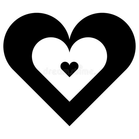 Heart Shape Vector Heart Icon Heart Illustration Stock Vector