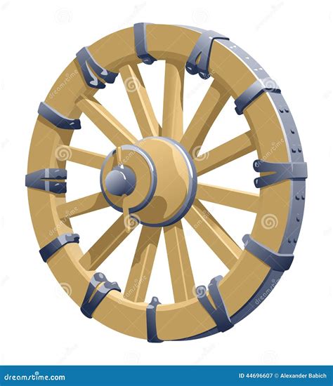 Old Wheel Stock Vector Illustration Of Ancient Wheels 44696607