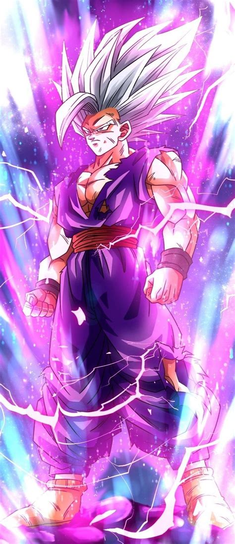 The Dragon Ball Super Saishi Is In Purple And Blue Colors With His