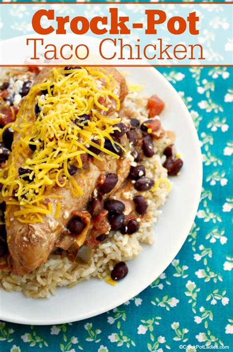 This recipe produces extremely tender, healthy pork chops that are overjoyed with flavor. Crock-Pot Taco Chicken - Crock-Pot Ladies