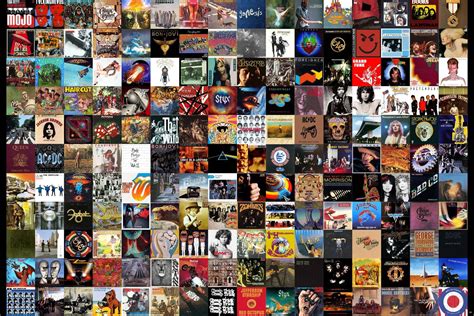 I Needed A Good Classic Rock Poster So I Tiled Together Most Of My