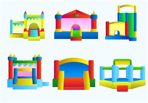 Bounce House Free Vector 129571 Vector Art at Vecteezy