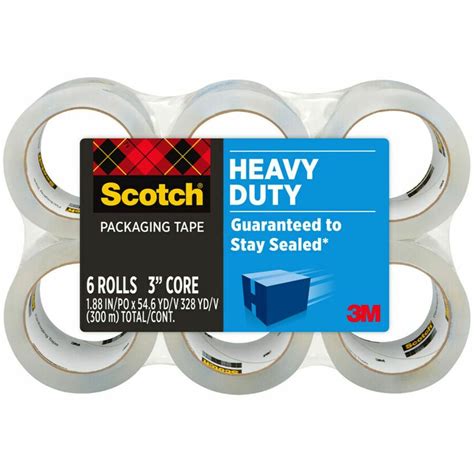Scotch Heavy Duty Shippingpackaging Tape Packing Tape And Dispensers 3m