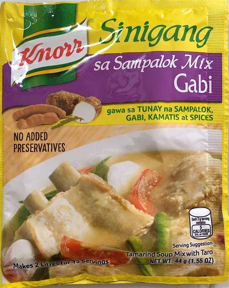 Knorr Sinigang Na May Gabi Recipe Mix G Amazon Au Pantry