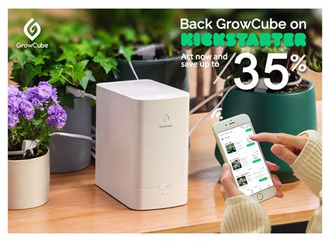 Growcube A Smart Watering Kit Grows Your Plants Like A Pro