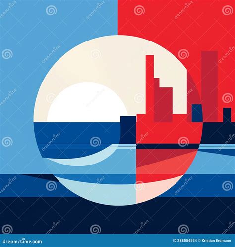 Havana Rhythms: a Minimalist Cuban Palette Tribute Stock Illustration