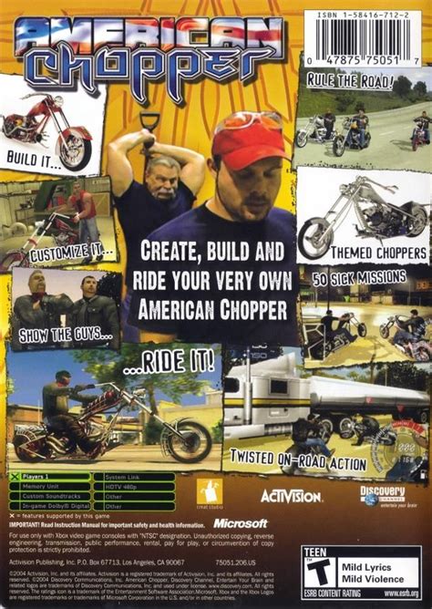 American Chopper Xbox American Chopper Xbox Video Game Systems